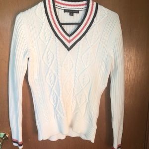 Brooks Brothers Women’s White Sweater